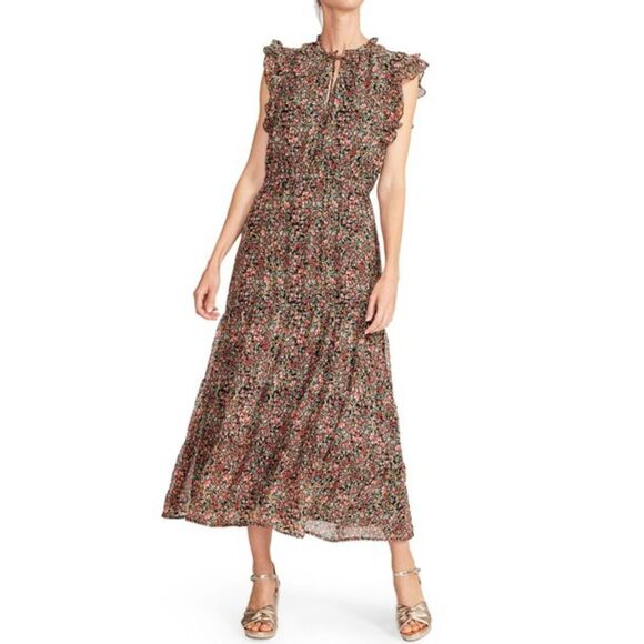 BB Dakota by Steve Madden Dresses & Skirts - BB‎ Dakota Steve Madde Women's Floral Midi Dress Size XS Flutter Sleeve